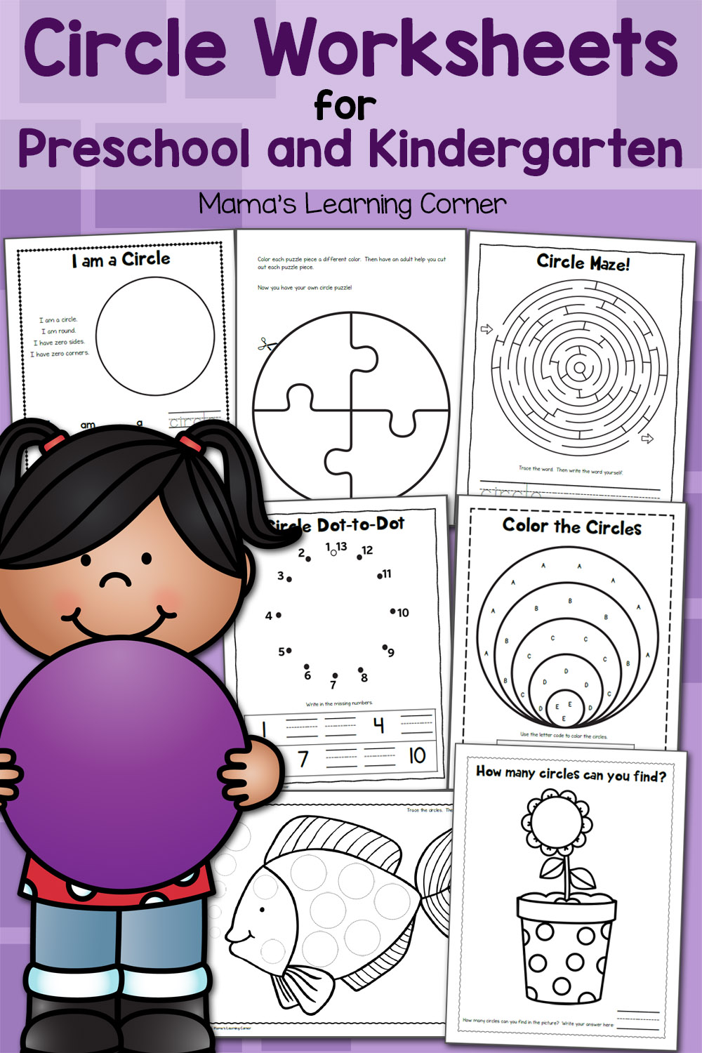 Circle Worksheets For Preschool And Kindergarten