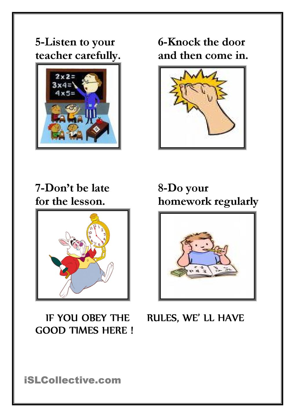 Classroom Rules