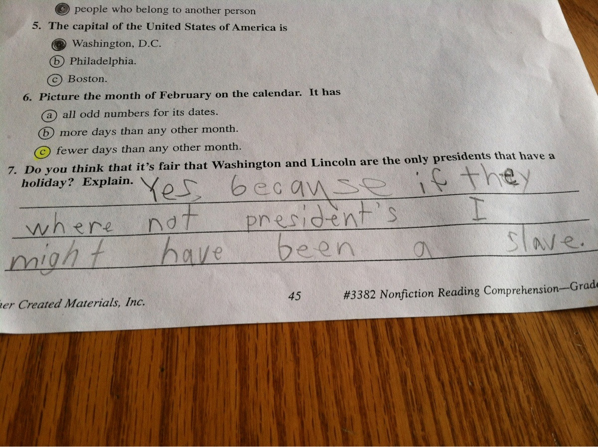 Found My Brothers Old Worksheet For School  We're A White Family
