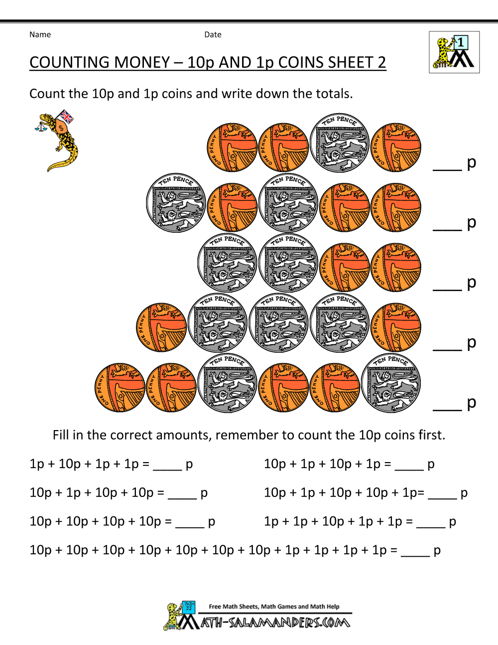 money-ks1-worksheets