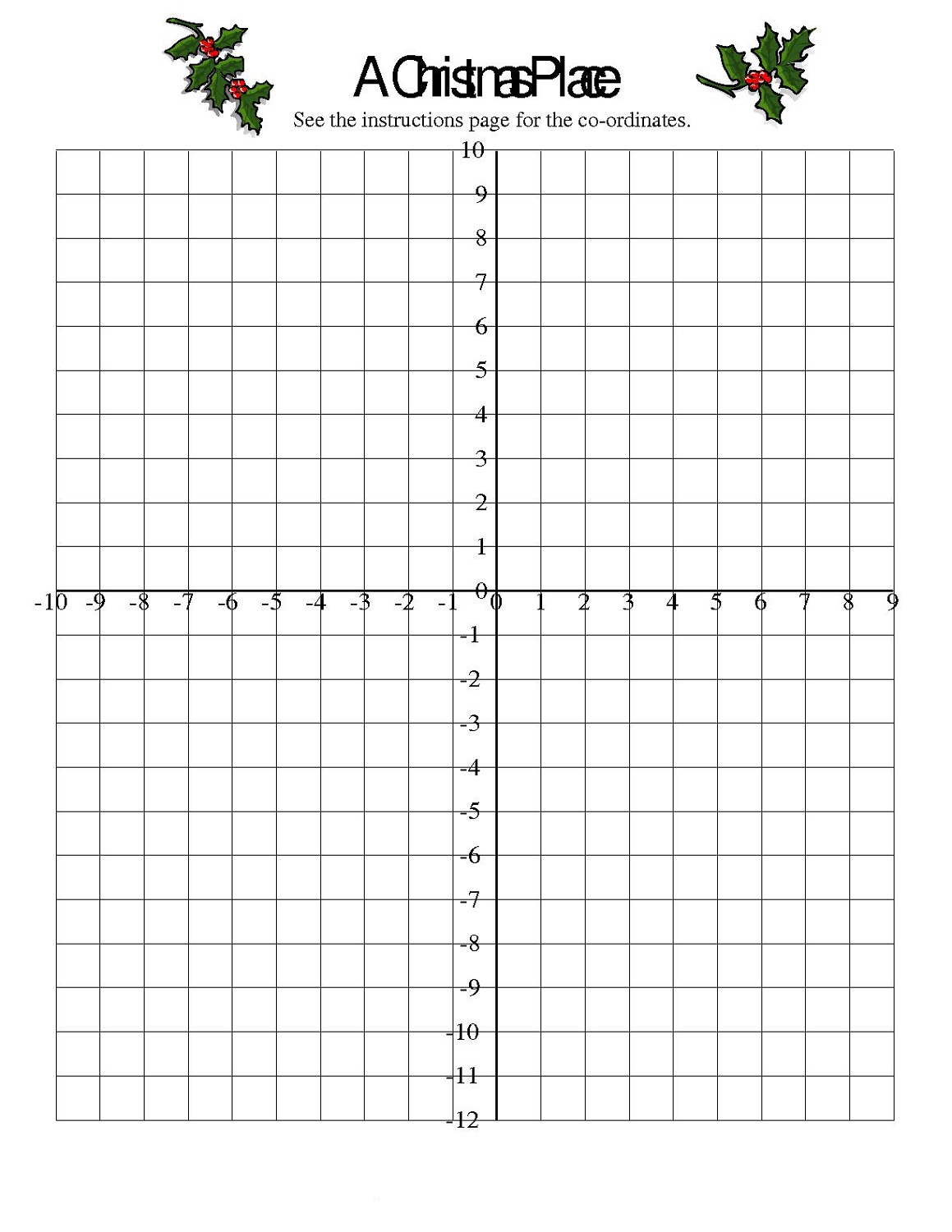 Free Math Grid Worksheets