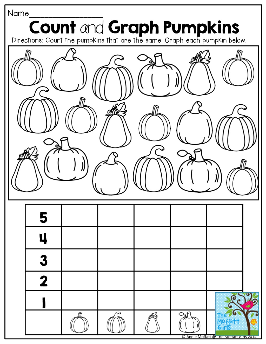 Graphing Pumpkins And Tons Of Other Fun Printables!