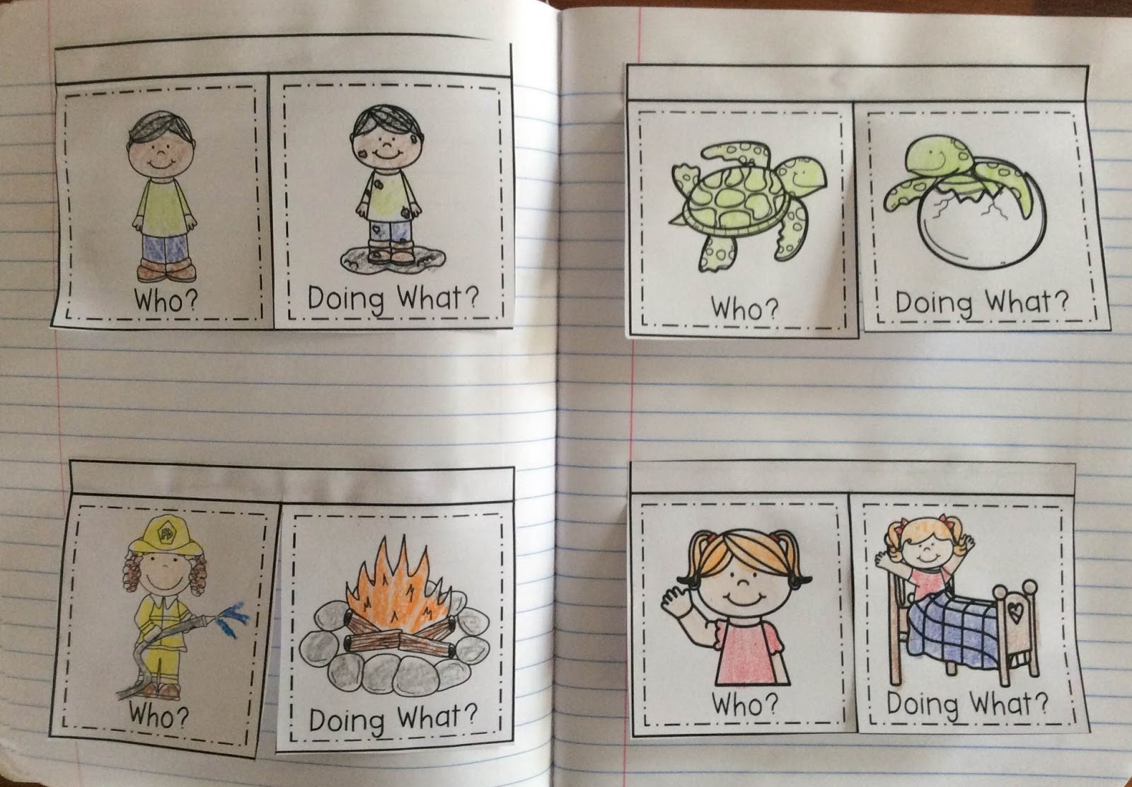 Interactive Writing Notebook For First Grade