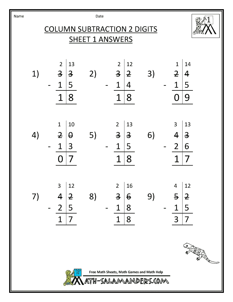 Math Worksheets