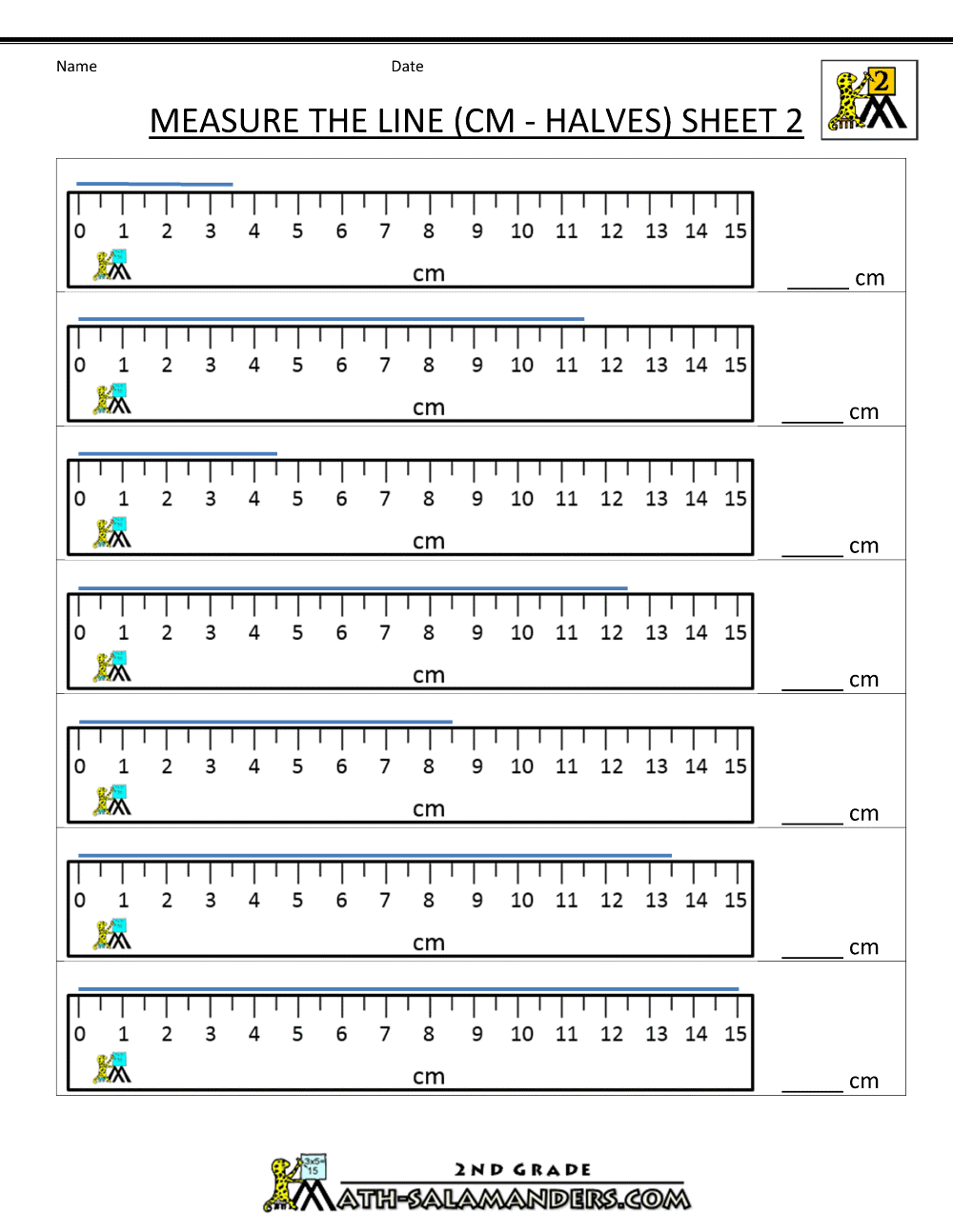 Measurement Math Worksheets