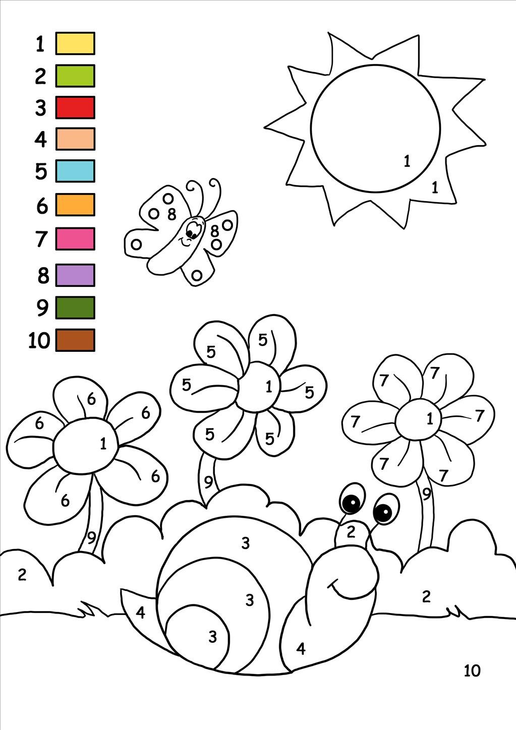 Nice Color By Letter Worksheets For Kindergarten 1  2030