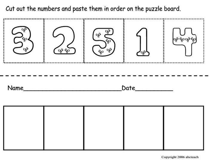 Pictures On Math Worksheets For Kindergarten Cut And Paste