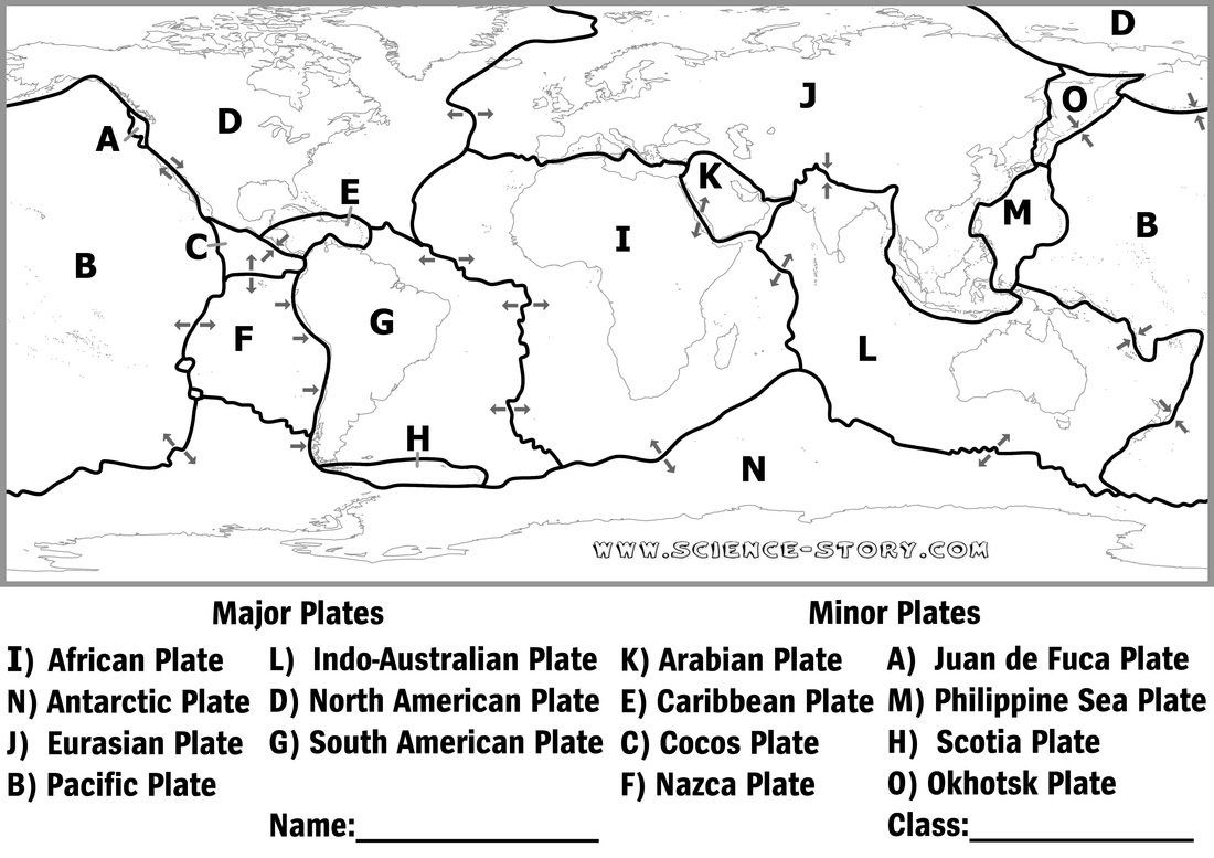 Plate Tectonics Map Worksheet Free Worksheets Library