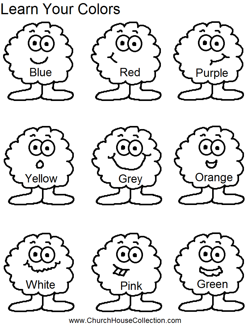 Preschool Color Worksheet Worksheets For All