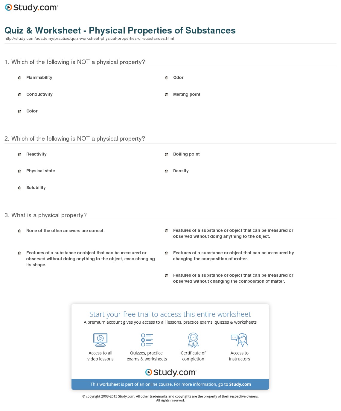 Quiz & Worksheet