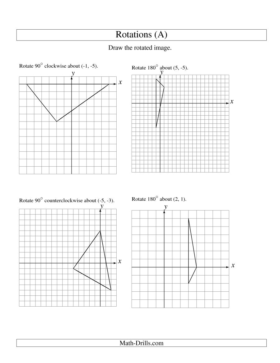 Rotation Of 3 Vertices Around Any Point (a)