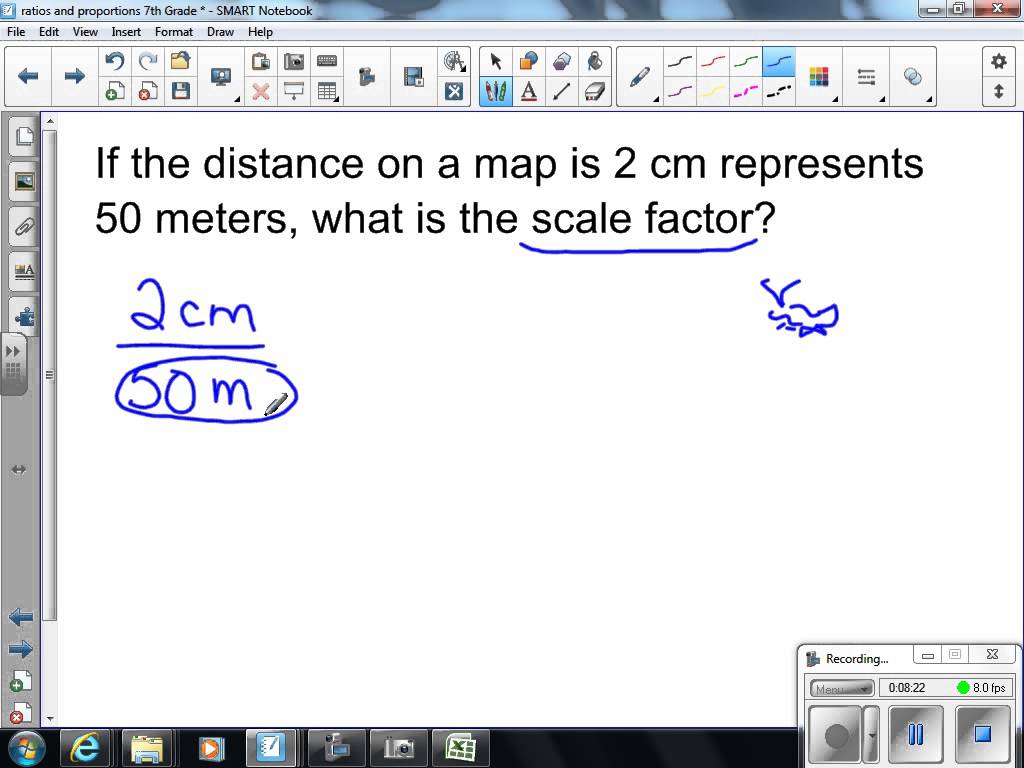 Scale Drawings And Scale Factors 7th Grade Math