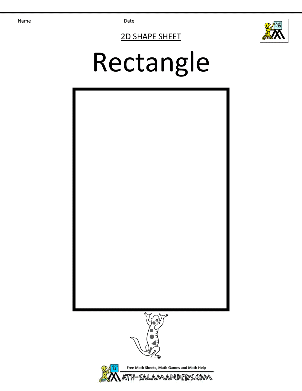 Shapes Clipart Basic 2d Shapes