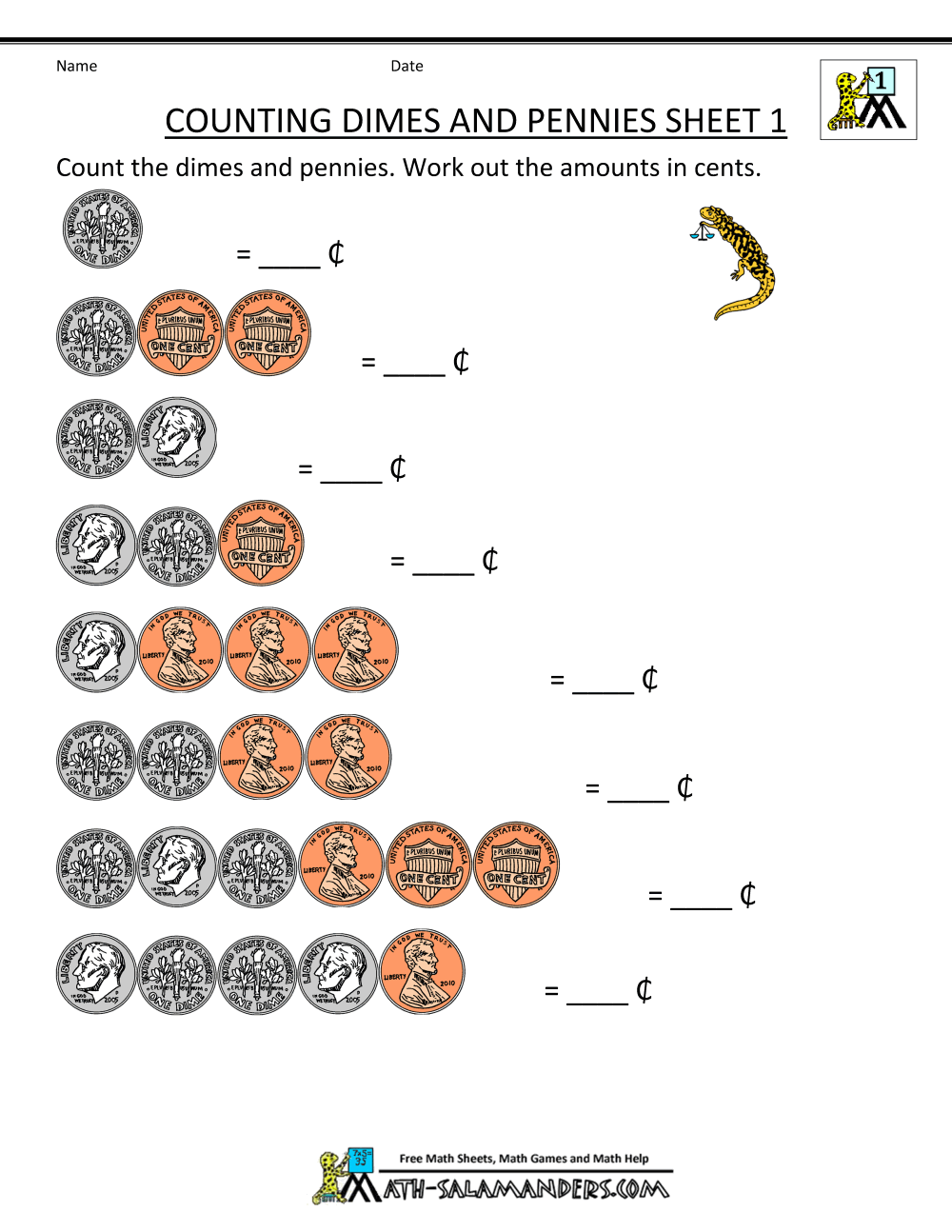 Simple Money Worksheets Free Worksheets Library