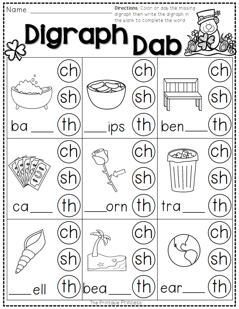 St  Pactrick's Day Freebie Packet From The Printable Princess