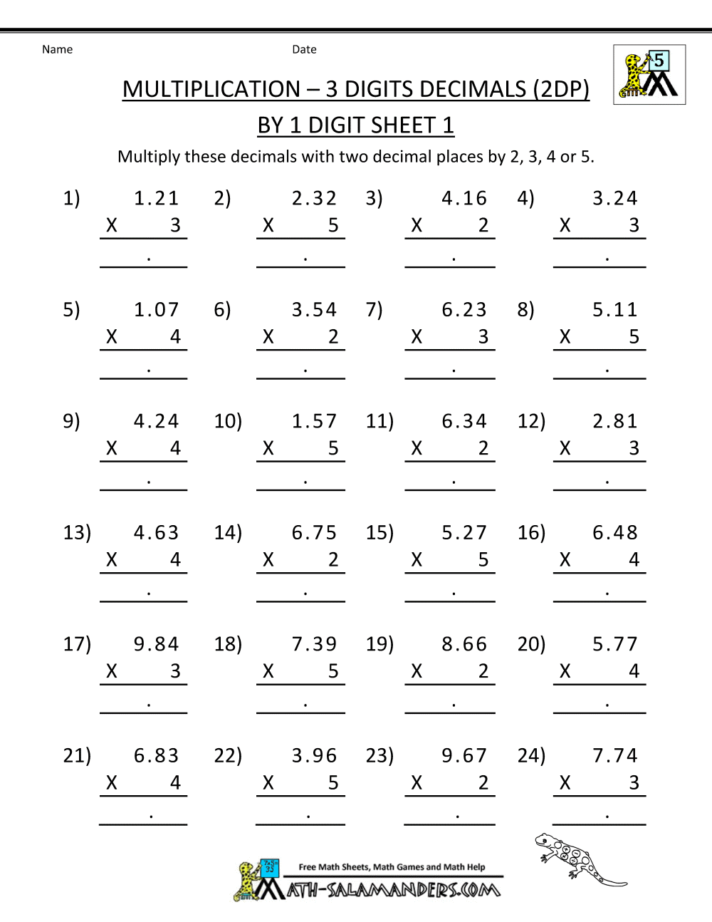 Worksheets For All