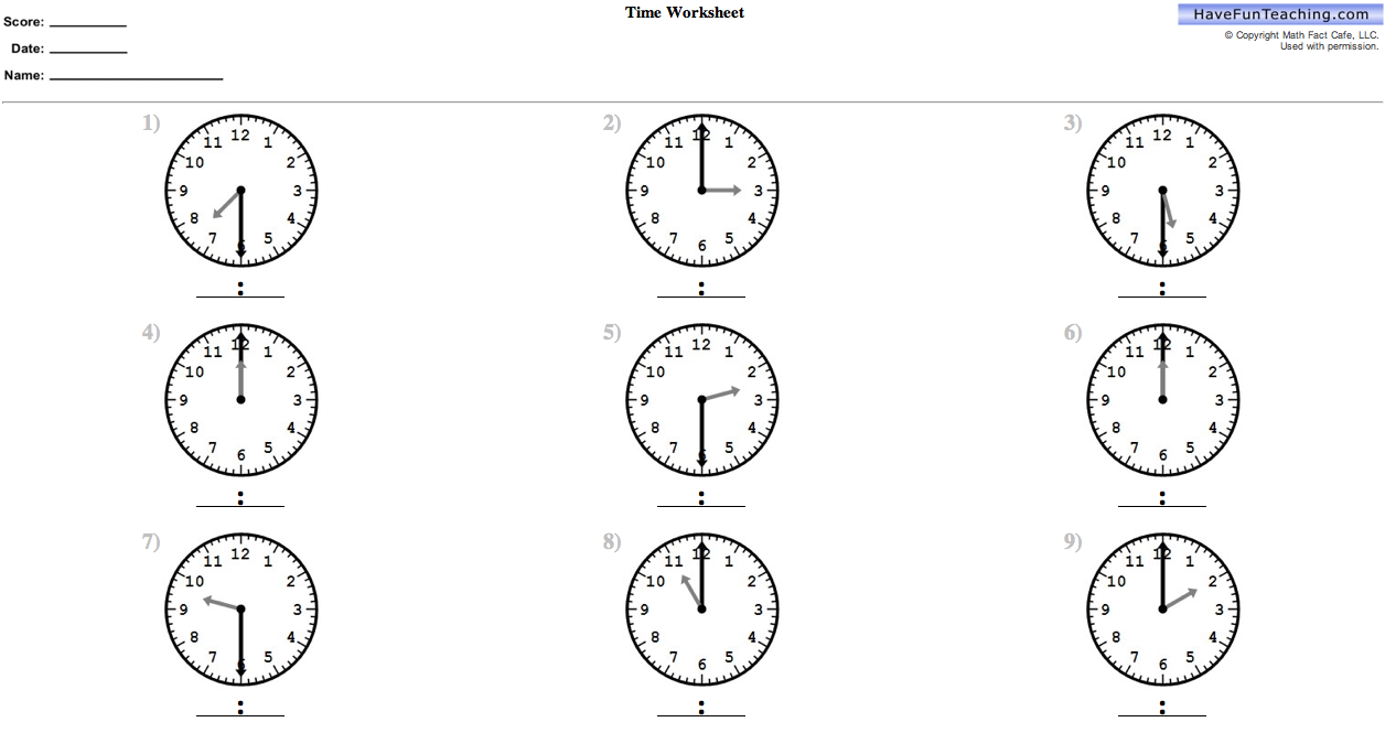 Worksheets For All