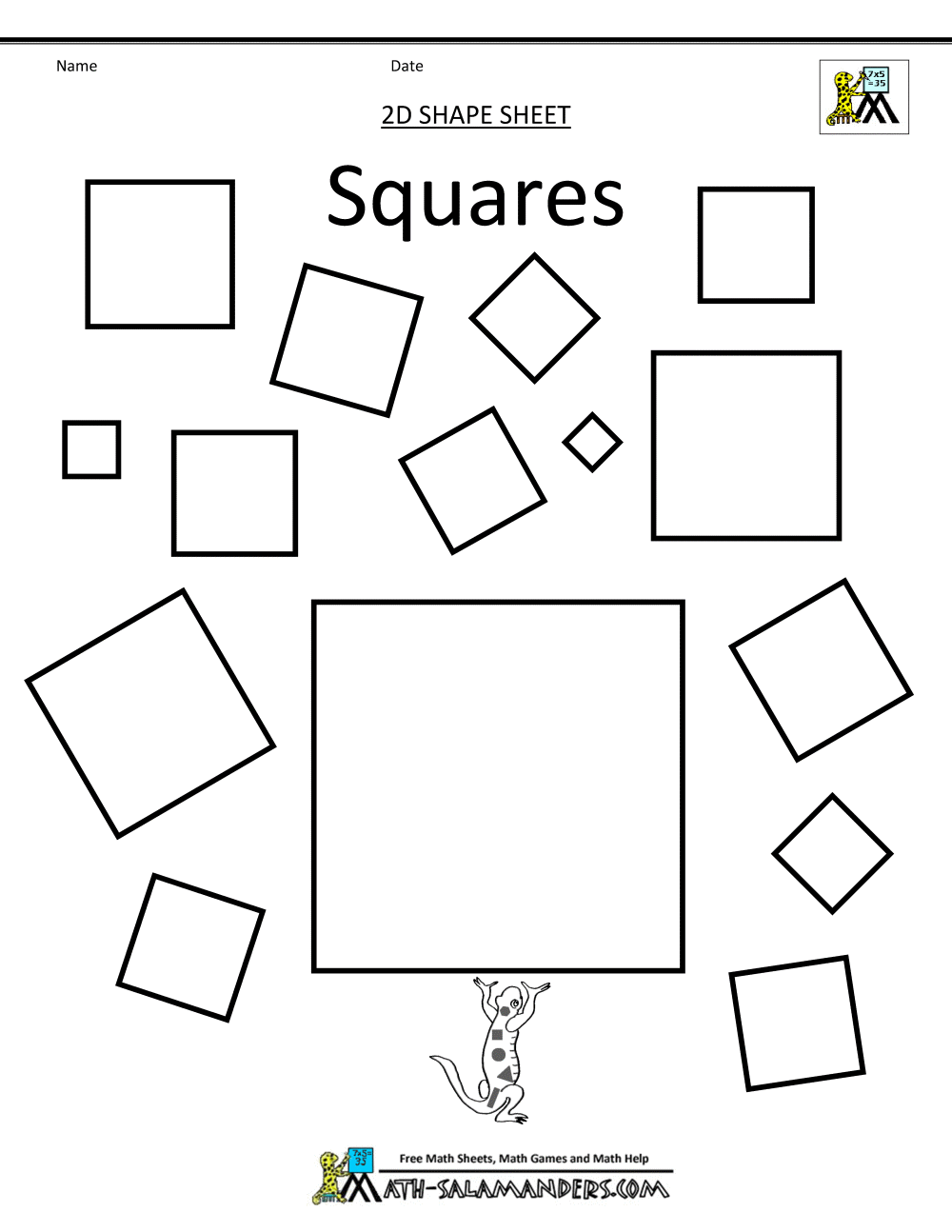 28 images of different square shapes template worksheets