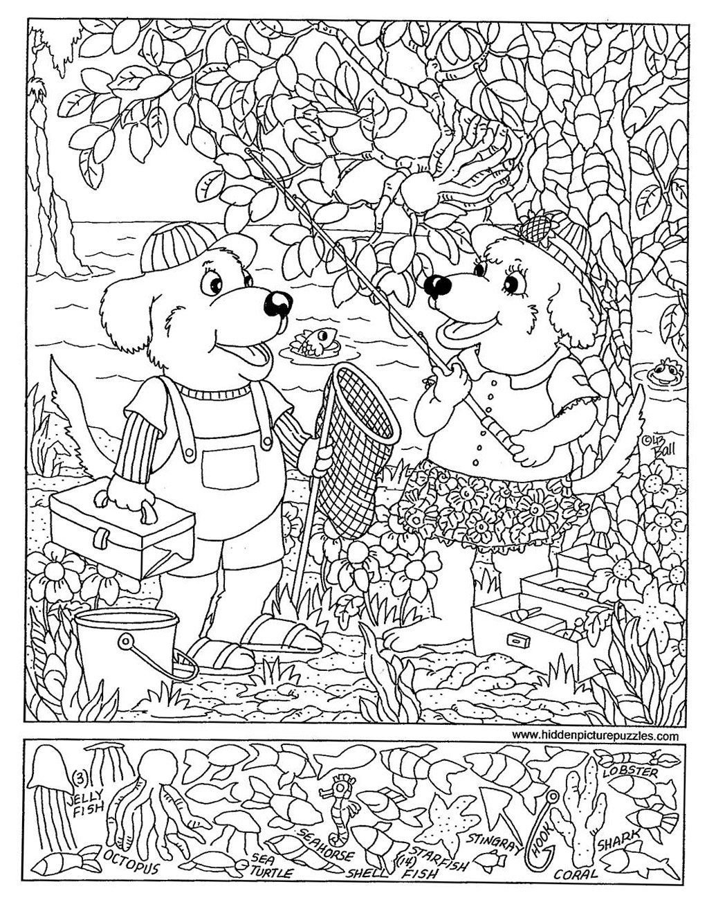 Agreeable Free Printable Hidden Pictures For Adults Page Print