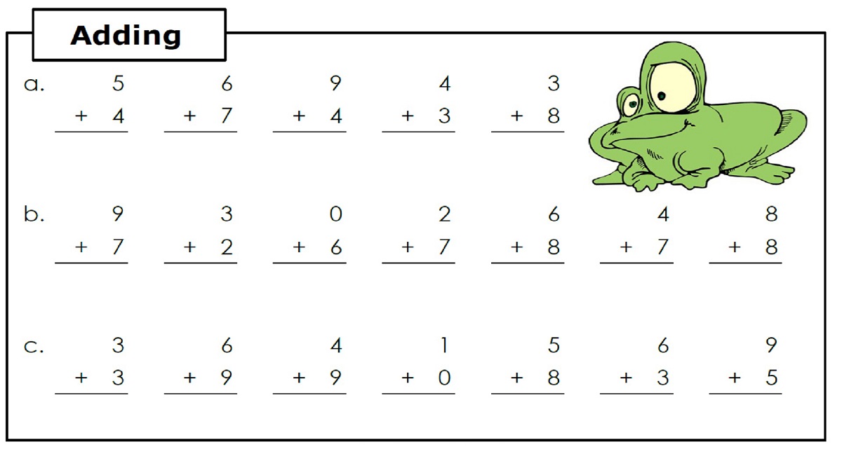 Basic Addition Worksheets Easy