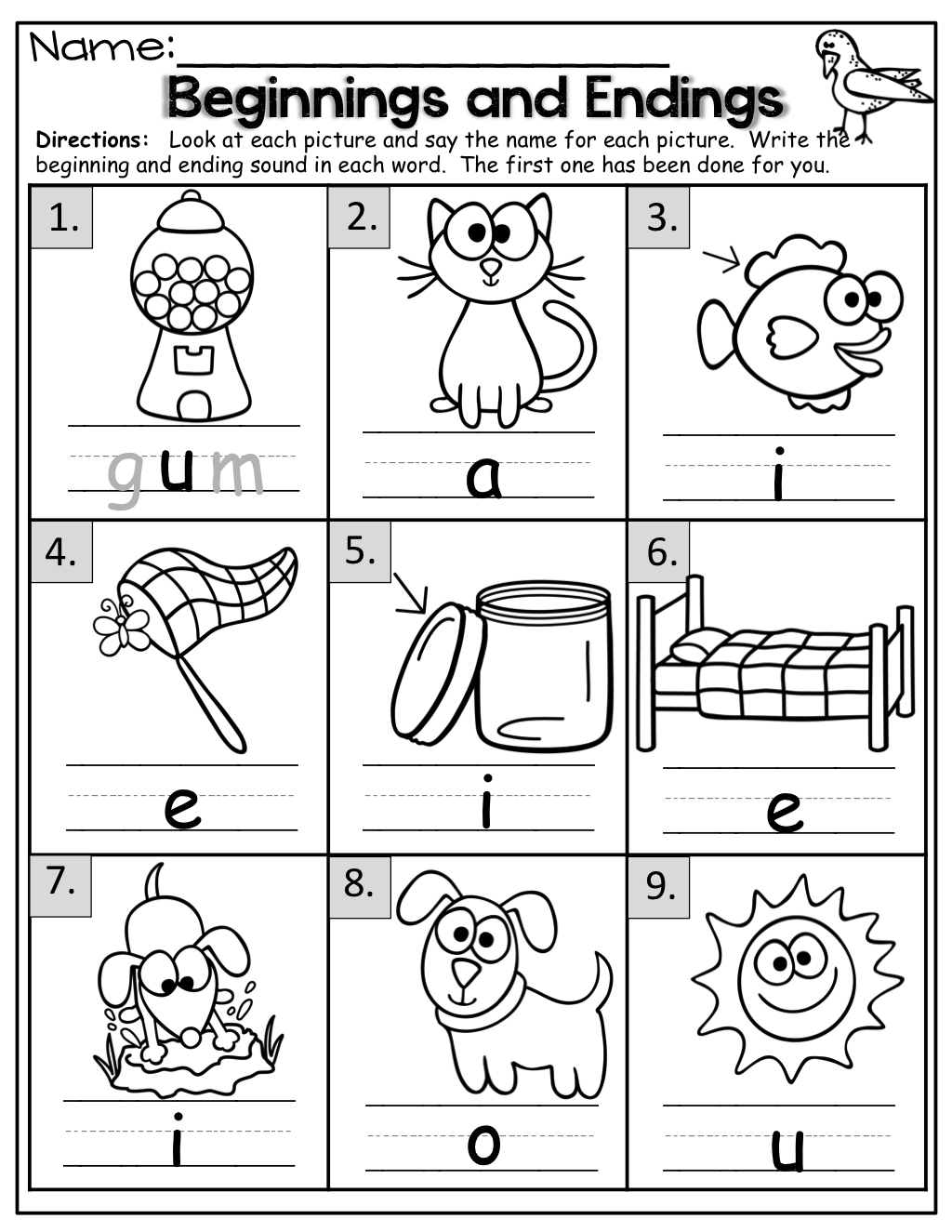 Beginning And Ending Sounds!