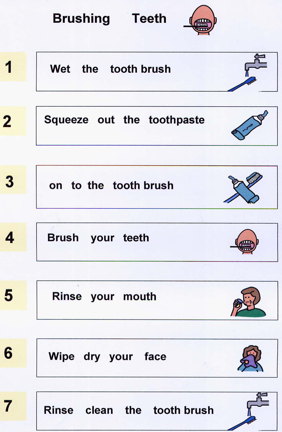 Brush Teeth Worksheet Worksheets For All