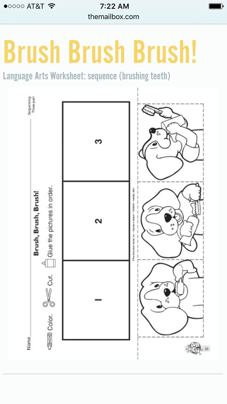 Brushing Teeth Worksheets Worksheets For All