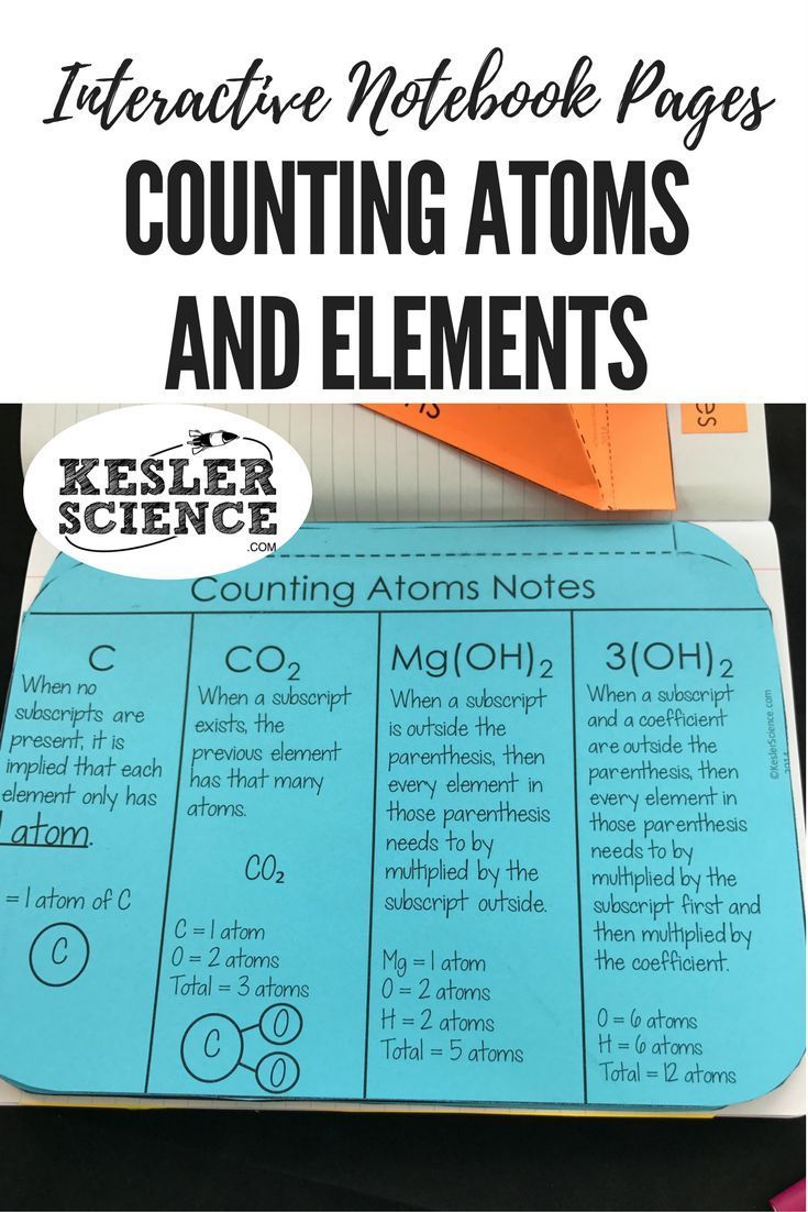 Chemistry Interactive Notebook Pages