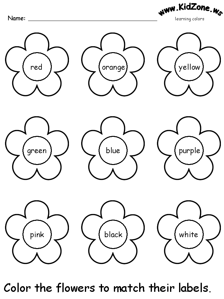 Colors Practice Worksheets The Best Worksheets Image Collection