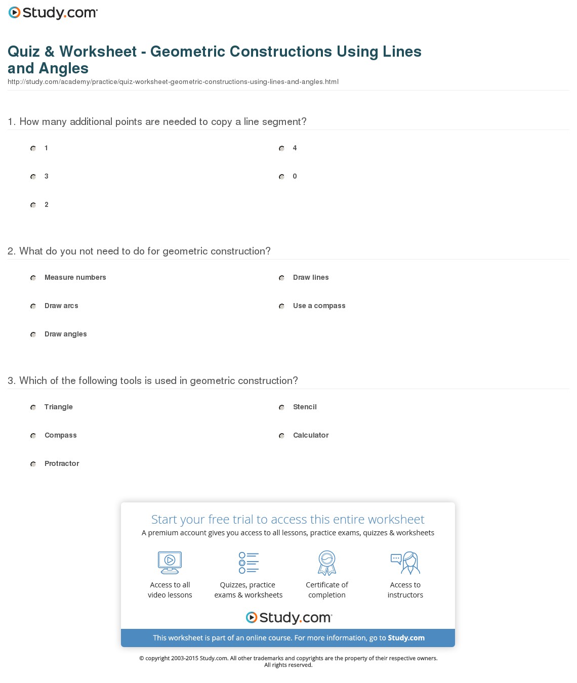 Construction Math Worksheets Worksheets For All