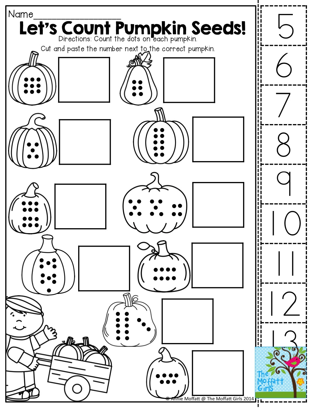 Count Cut And Paste Tons Of Fun Printables Basic Preschool