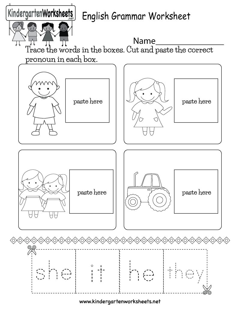 English Grammar Worksheet