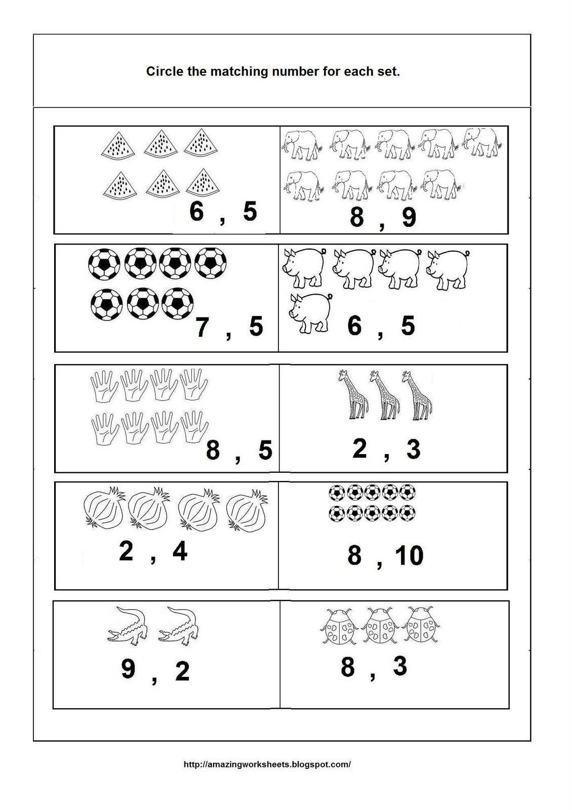 English Worksheets For Kindergarten 2