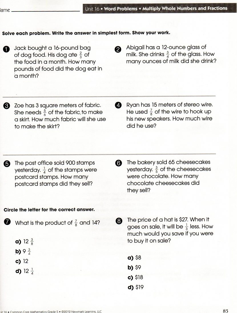 word-problems-with-fractions-worksheets-6th-grade