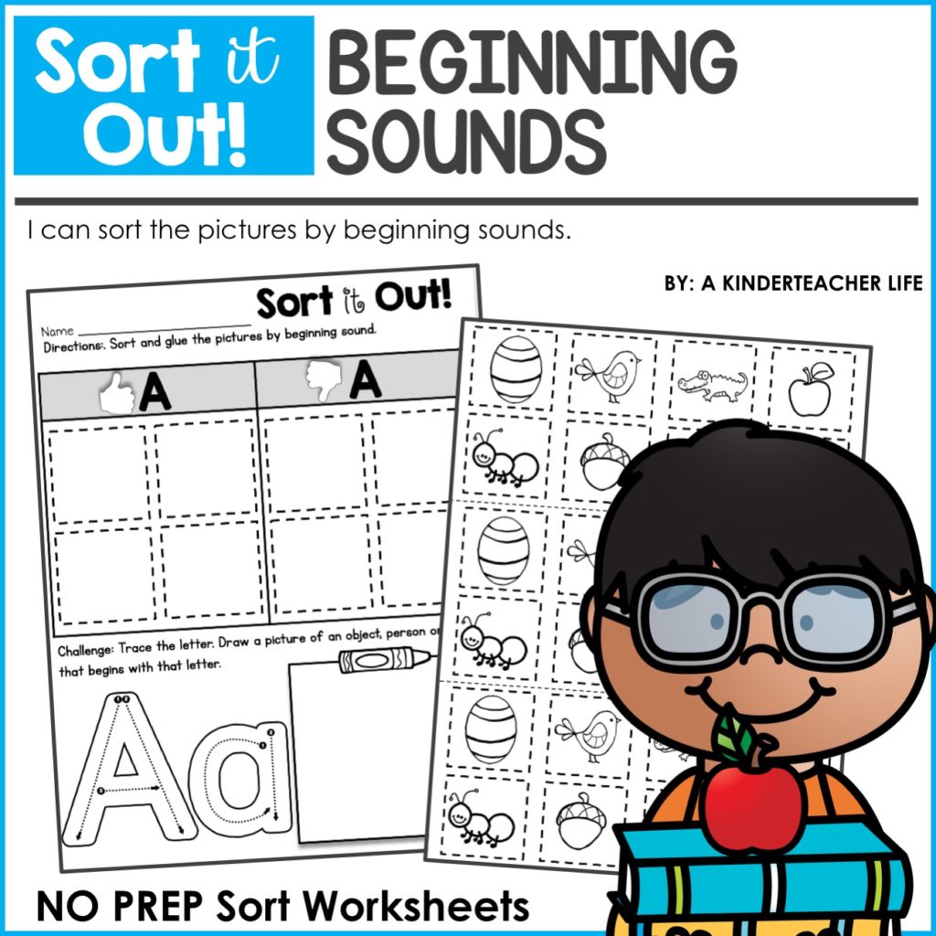 Free Phonemic Awareness Sorting Worksheets