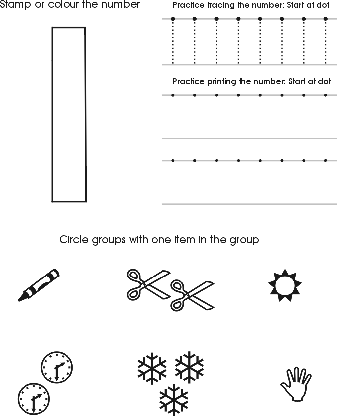 Free Printable Numbers For Preschoolers The Best Worksheets Image