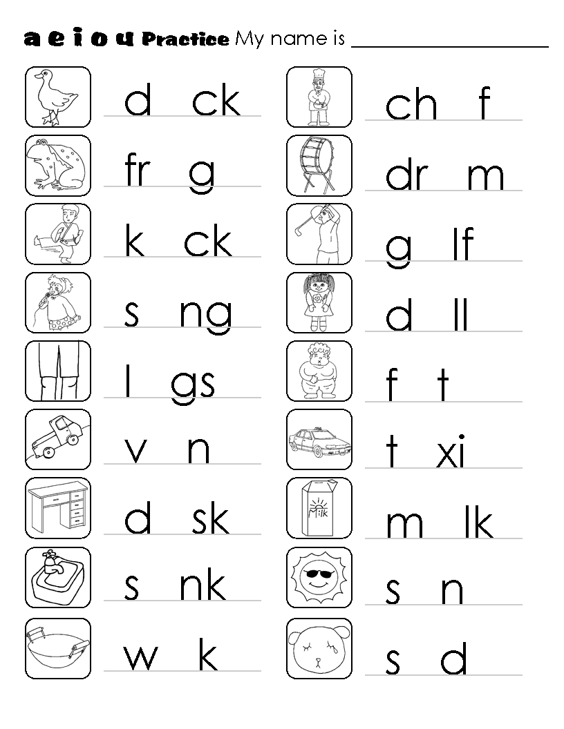 Image Result For Vowels And Consonants Worksheets