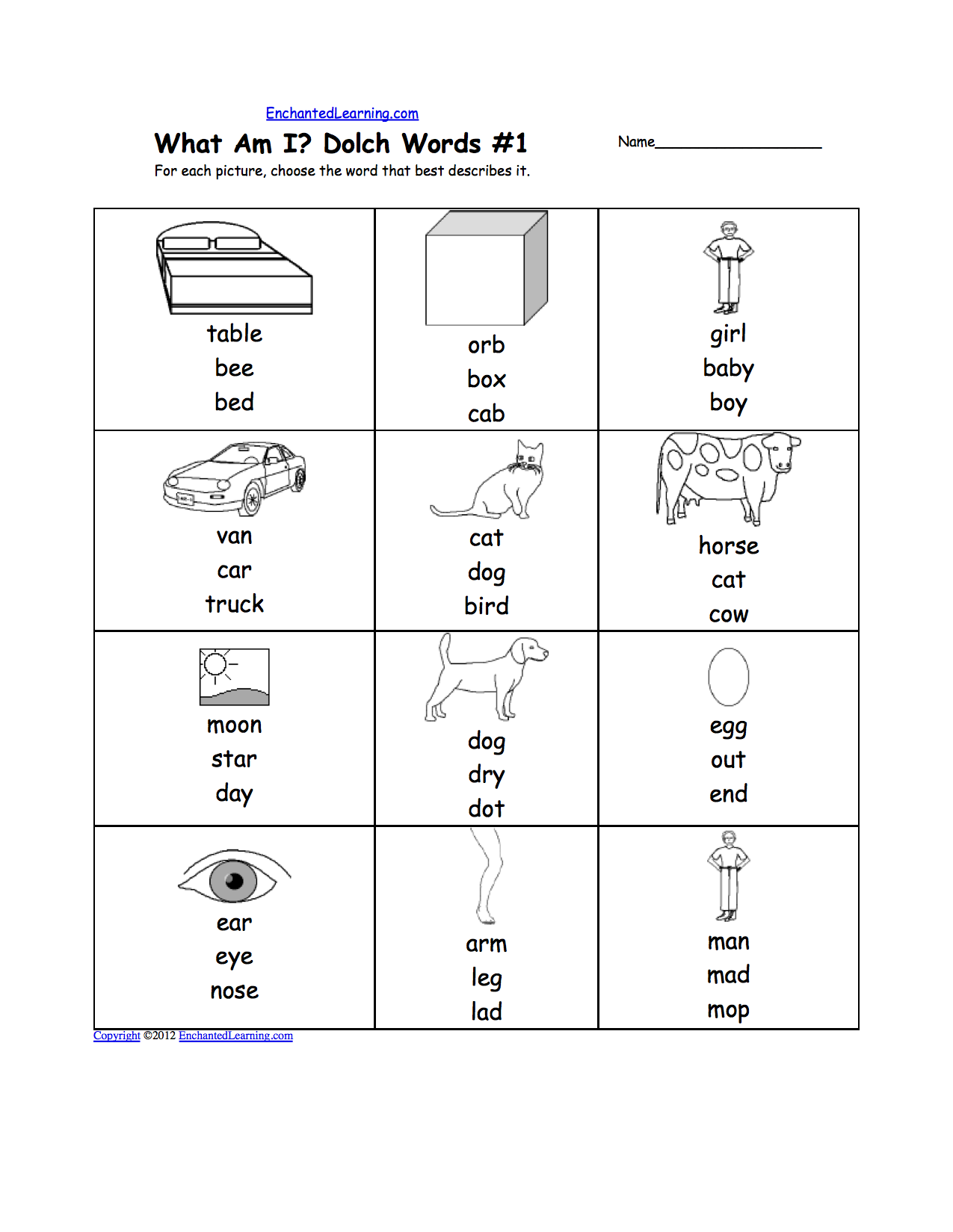 Kindergarten Noun Worksheets Free Library Download For Work