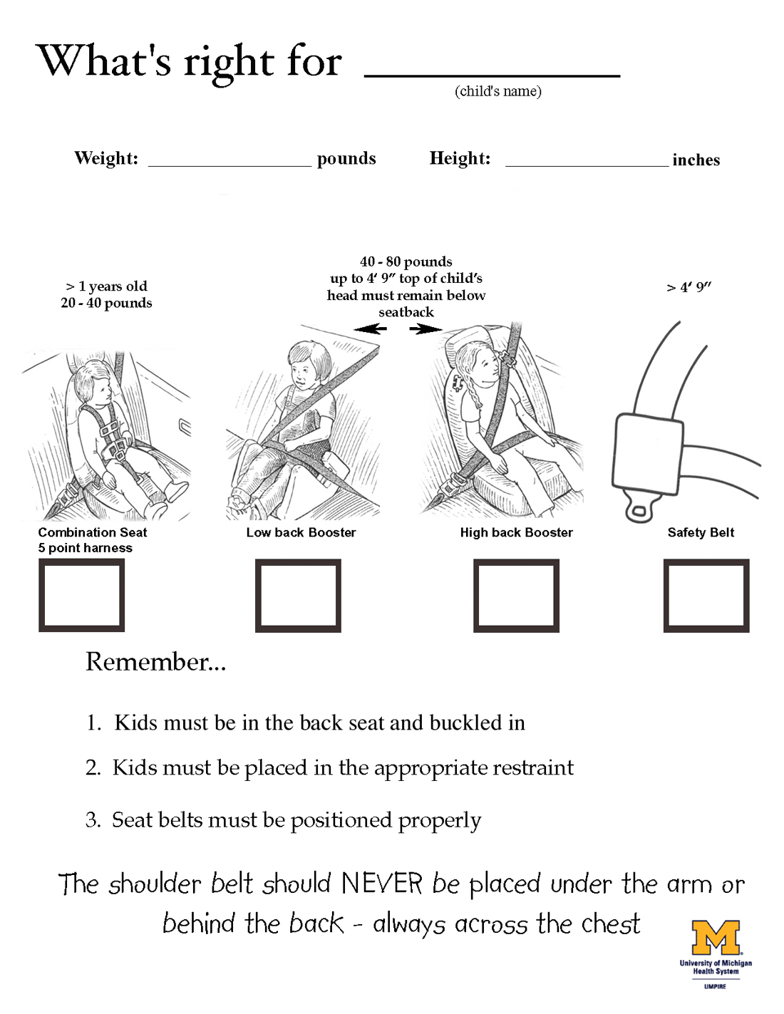 Kitchen Safety Worksheets