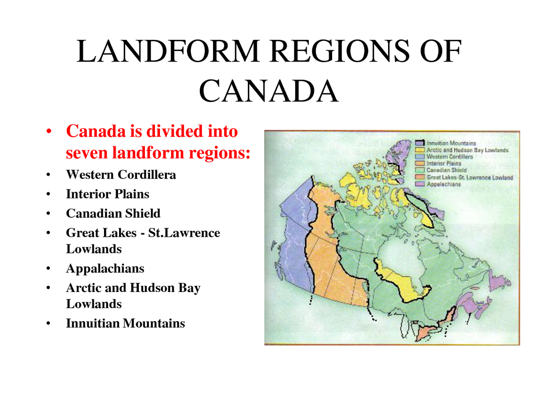 Landform Regions Of Canada