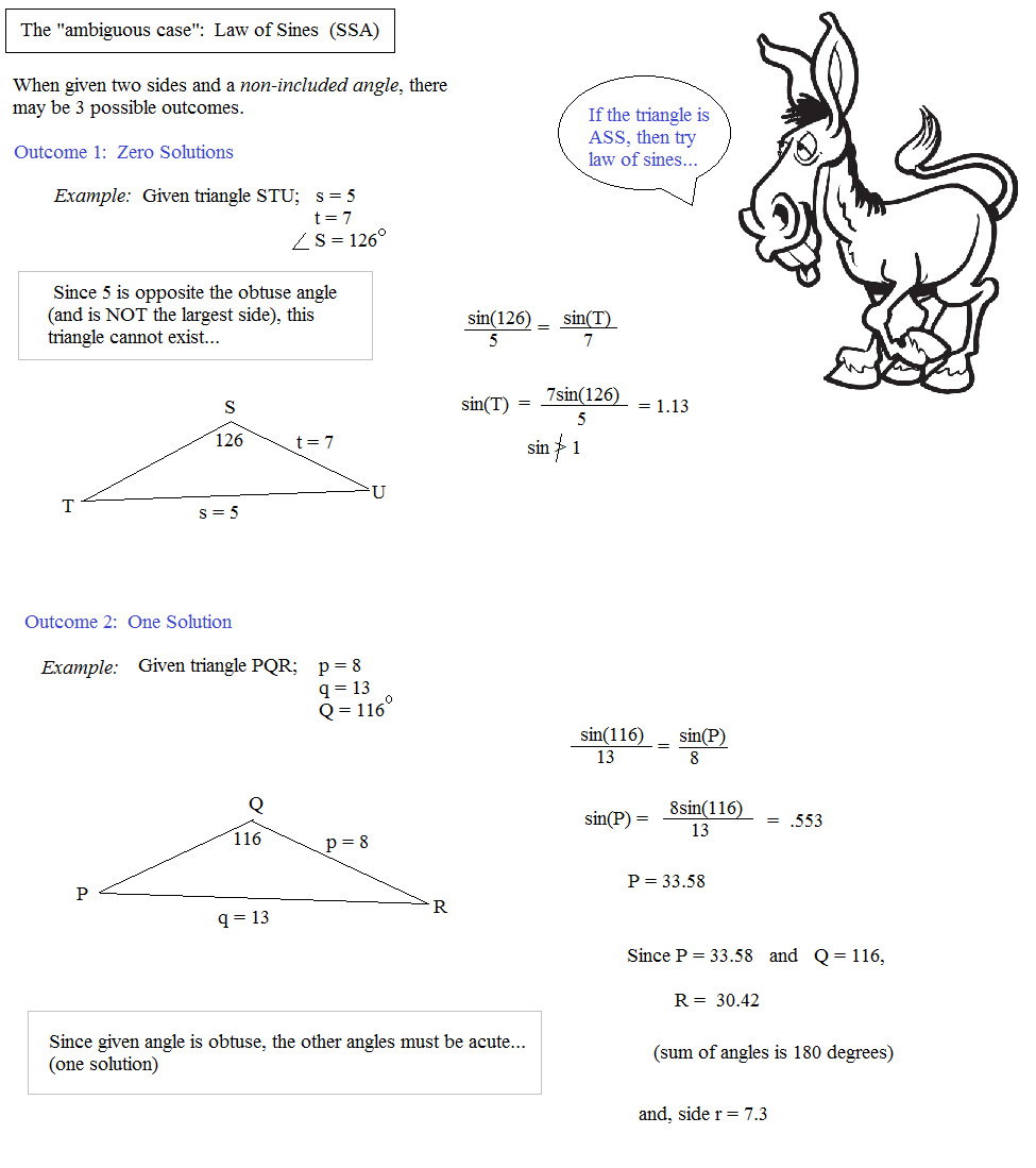 Law Of Sines Cosines Worksheet Worksheets For All