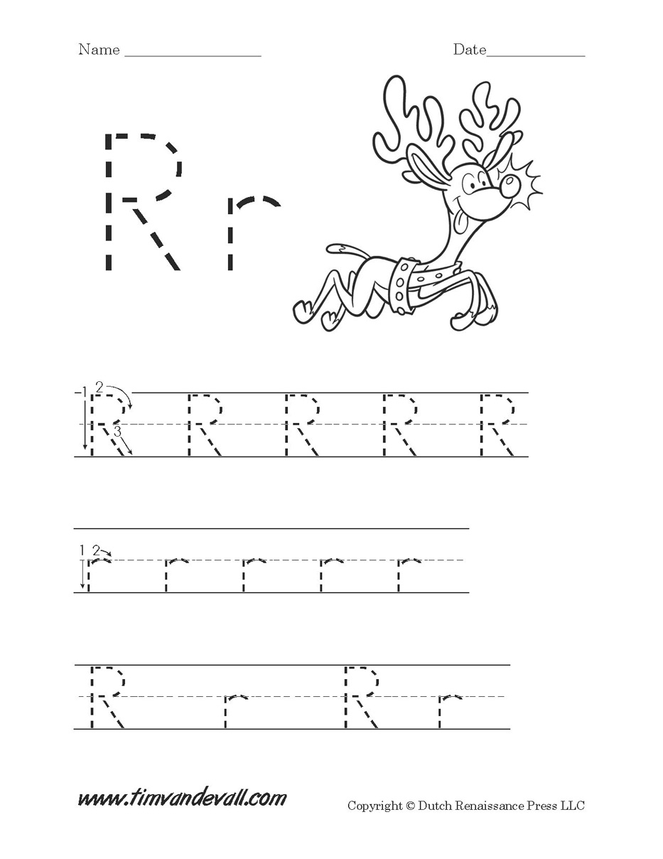 Letter R Worksheet