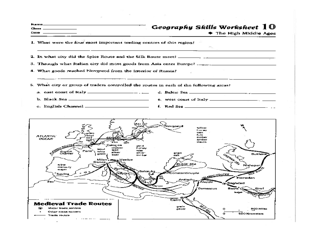 Map Skills Worksheets For High School Worksheets For All