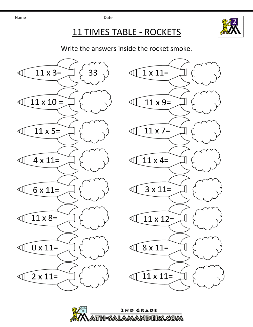 Mathorksheets Introduction To Multiplication Times Table Printable
