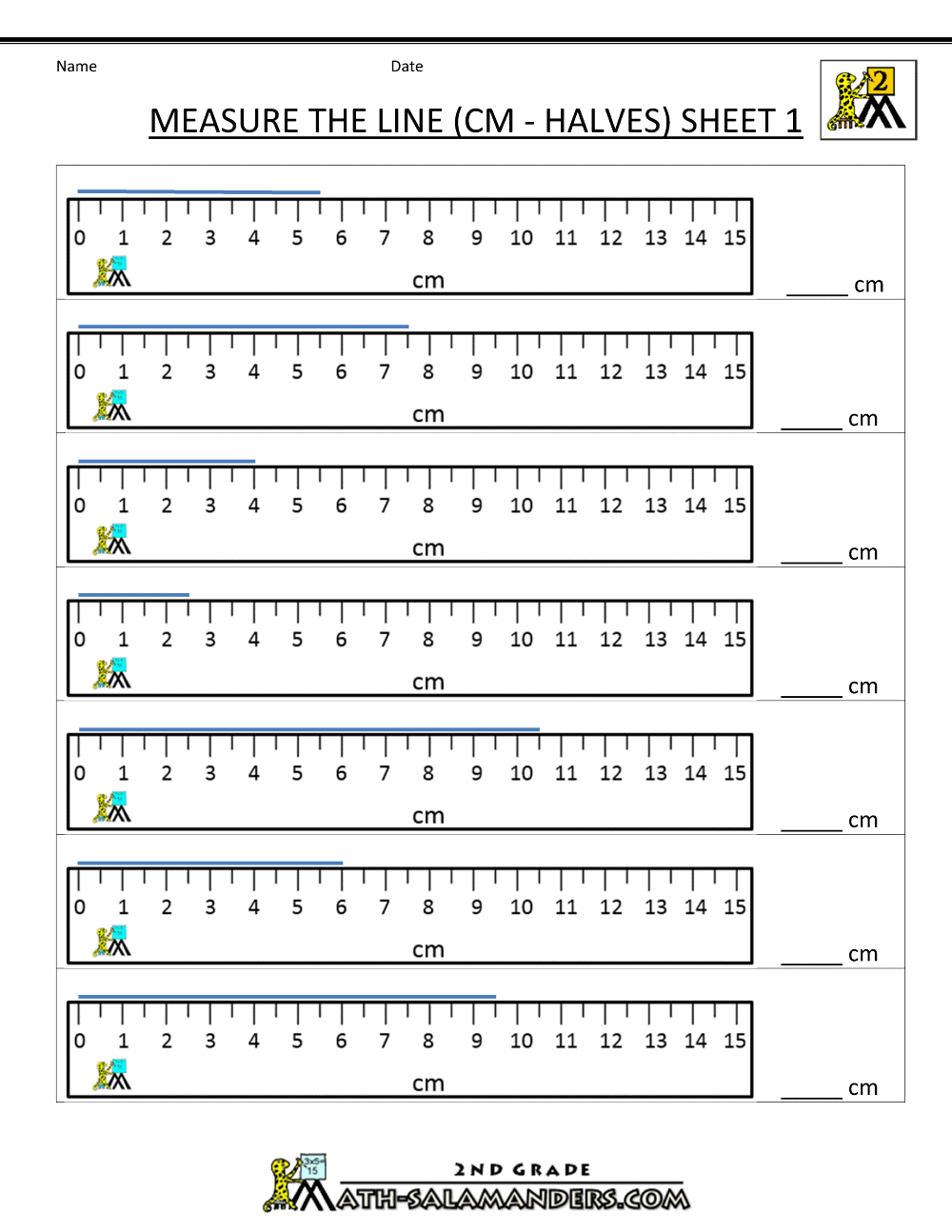 Measurement Math Worksheets