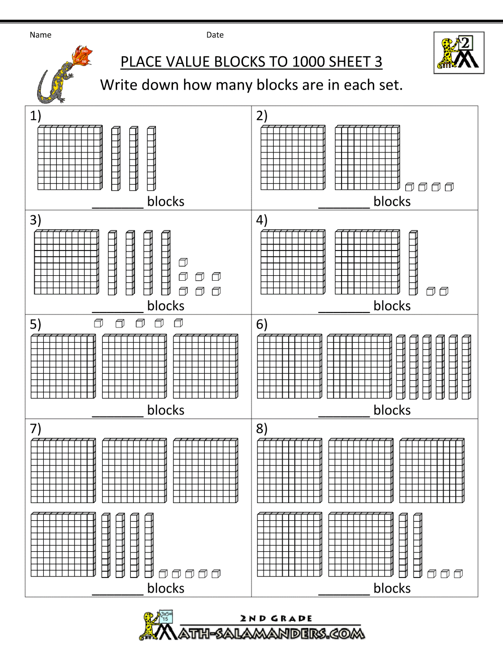 Multiplication Base Ten Blocks Worksheets Worksheets For All