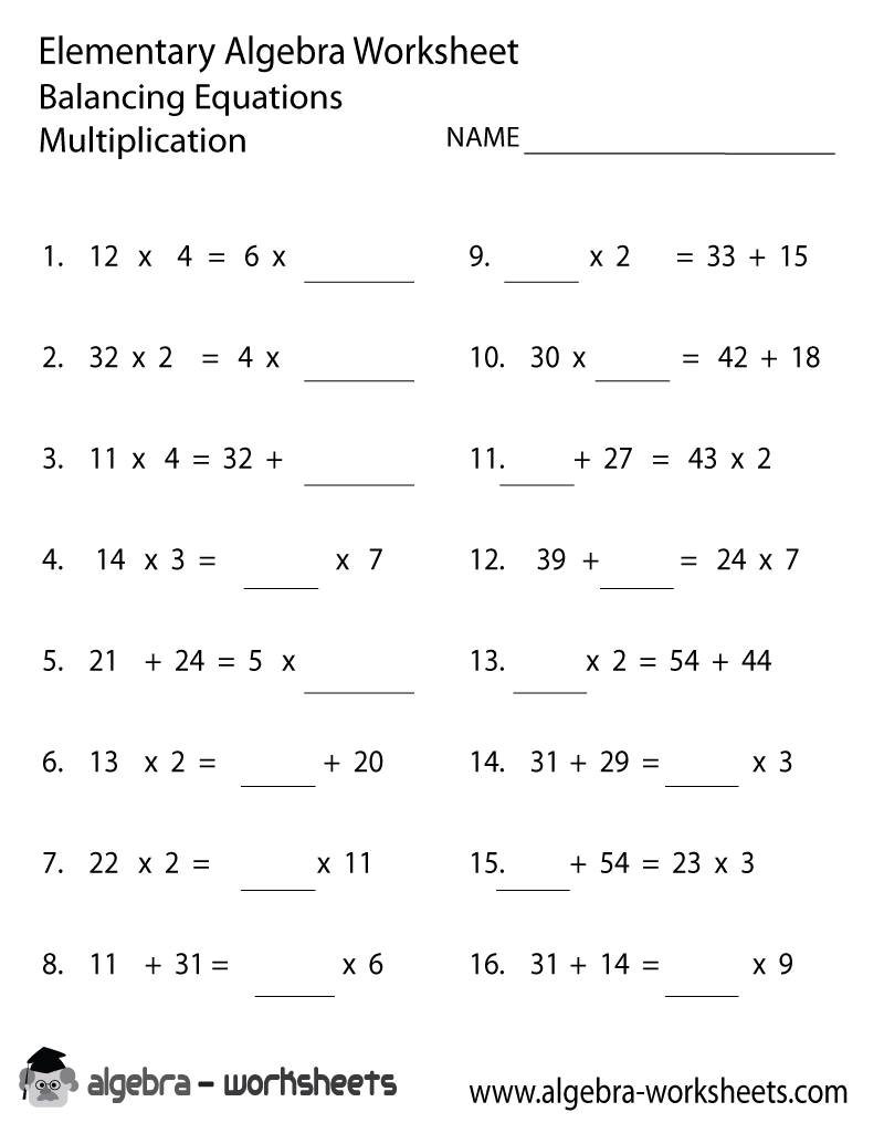 Multiplication Worksheets Middle School Worksheets For All