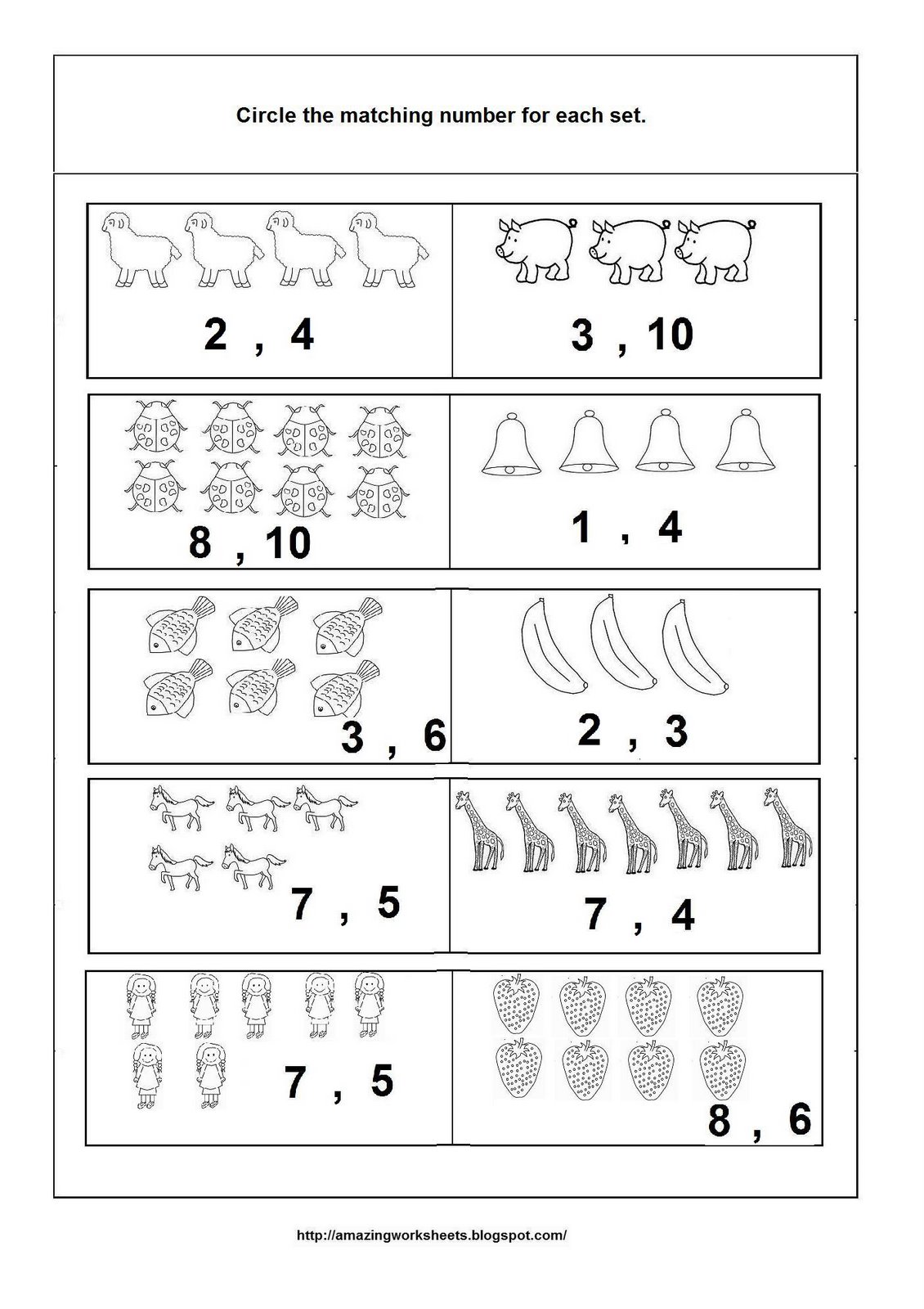 Number Sets Worksheets Worksheets For All