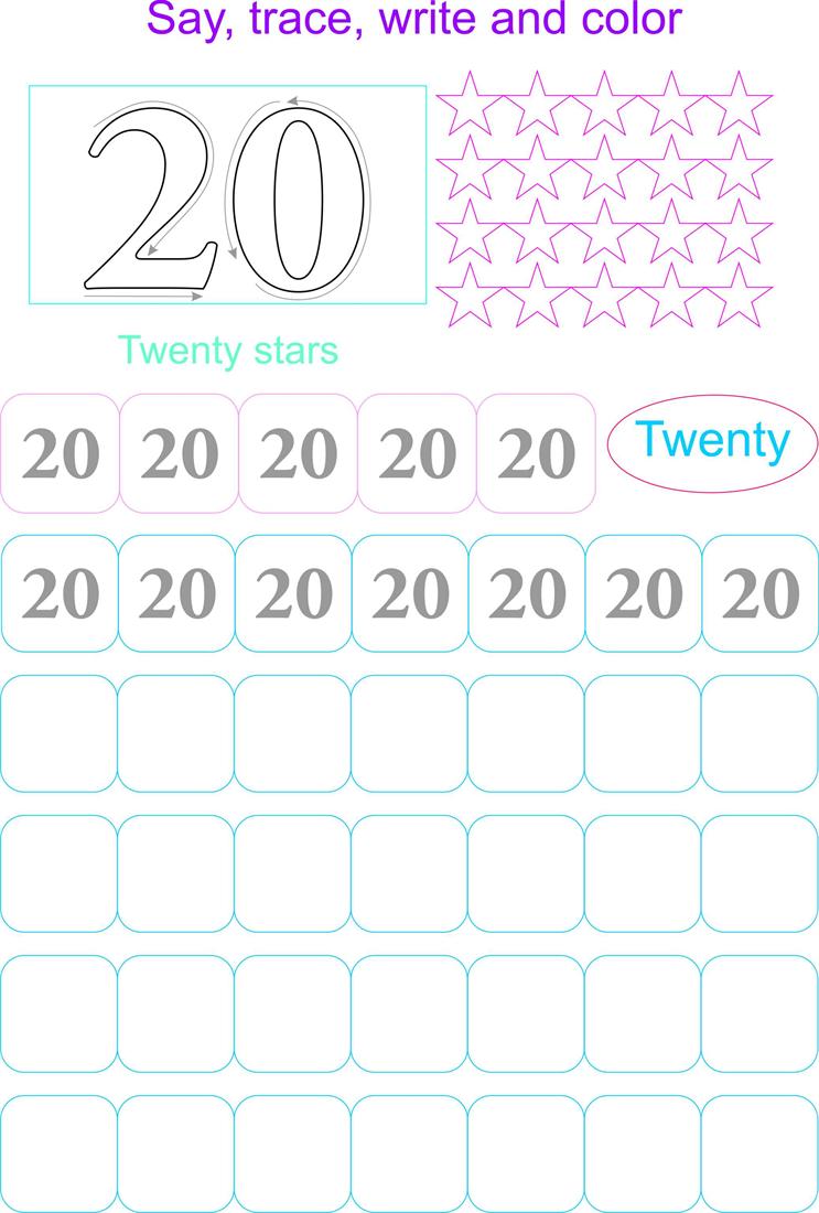 Number Writing Worksheet