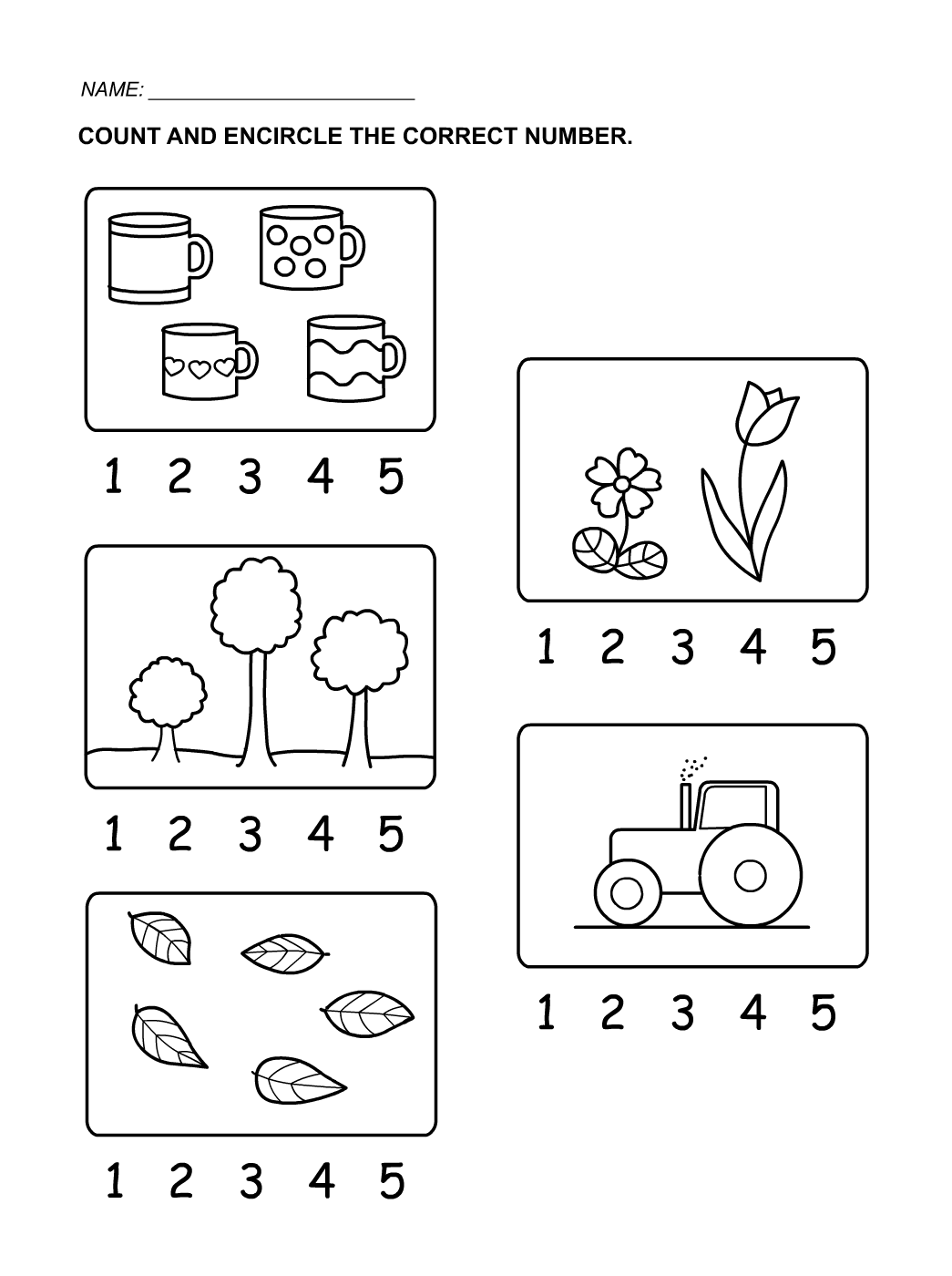 Numbers Counting 1